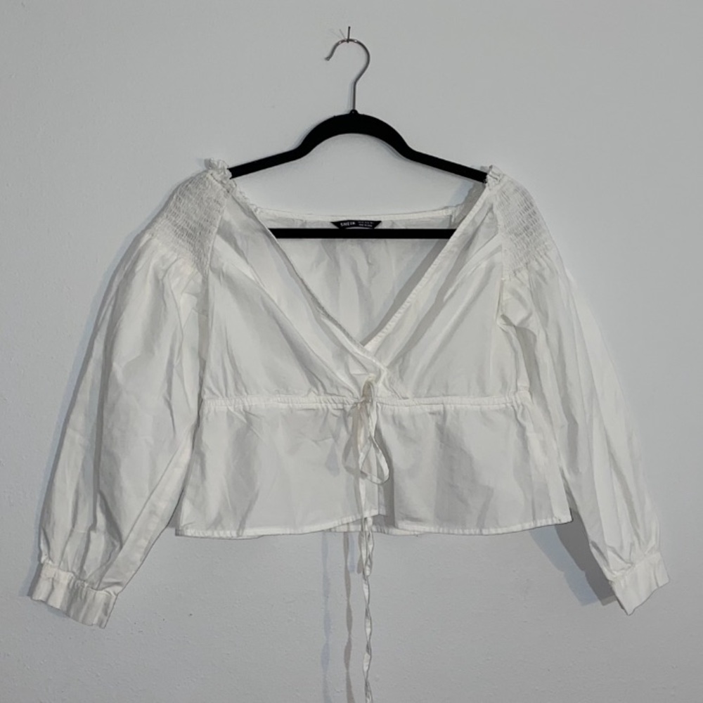 White Crop Top